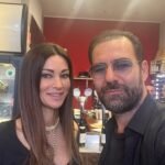Manuela Arcuri e Antonio Sepe enoteca divino di Rubiera